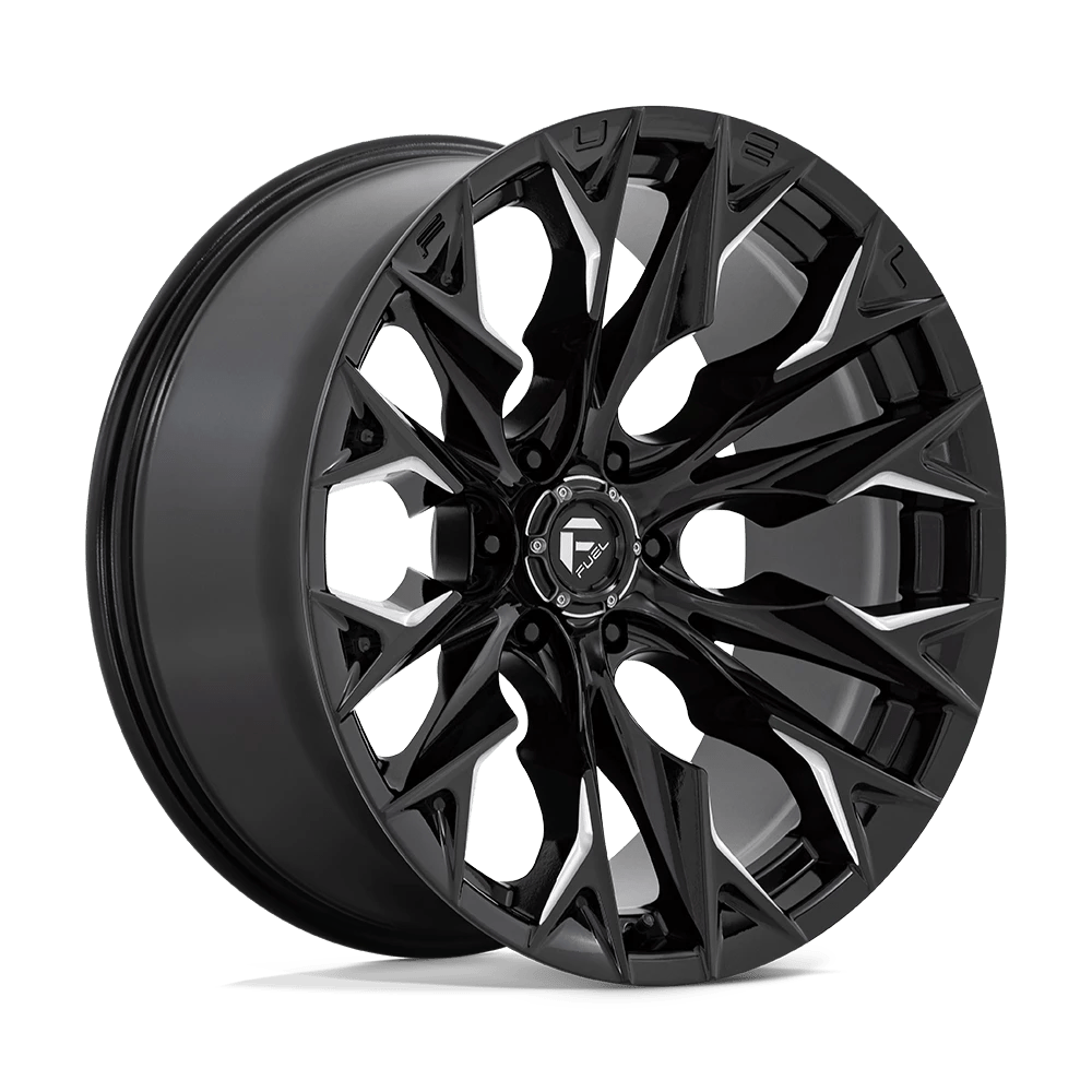 Fuel 1PC D803 FLAME 22X10 -18 6X135 GLOSS BLACK MILLED