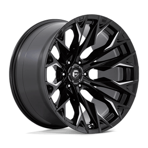 Fuel 1PC D803 FLAME 22X12 -44 6X135 GLOSS BLACK MILLED