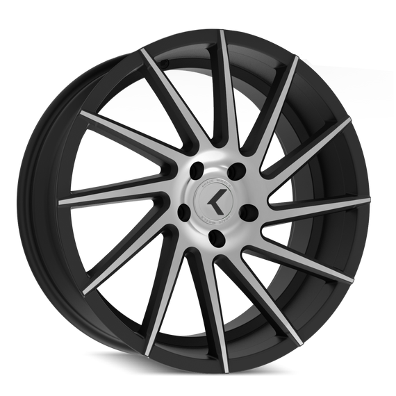 KRAZE SPINNER KR181 20X8.5 40 5x114.3 BLACK/MACHINED