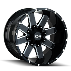 ION 141 20X9 18 5x150/5x139.7 GLOSS BLACK MILLED