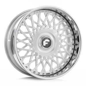 22" Staggered Set of 4 Forgiato Tessutto for Chevelle (Flat Forging) - Wheels | Rims