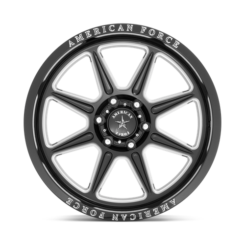 American Force Cast AC002 TRAIL 22X10 -18 6X139.7 GLOSS BLACK MILLED