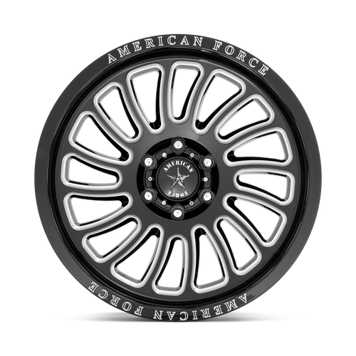 American Force Cast AC004 VULCAN 20X10 -18 6X139.7 GLOSS BLACK MILLED