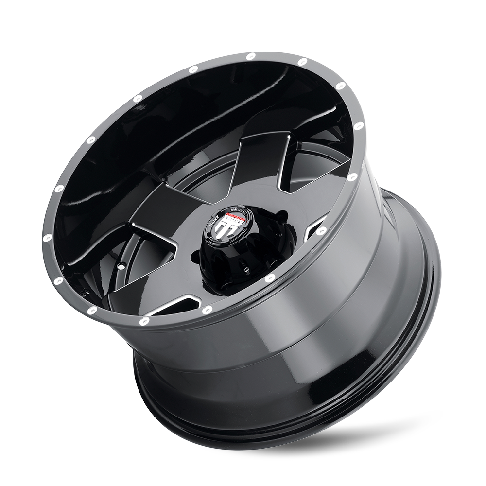 AMERICAN TRUXX ARMOR AT155 20x9 0 6x135 BLACK/MILLED