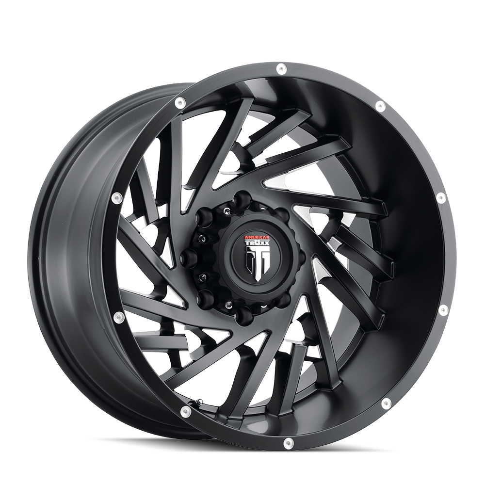 AMERICAN TRUXX WEB AT161 20x12 -44 6x135 BLACK/MILLED