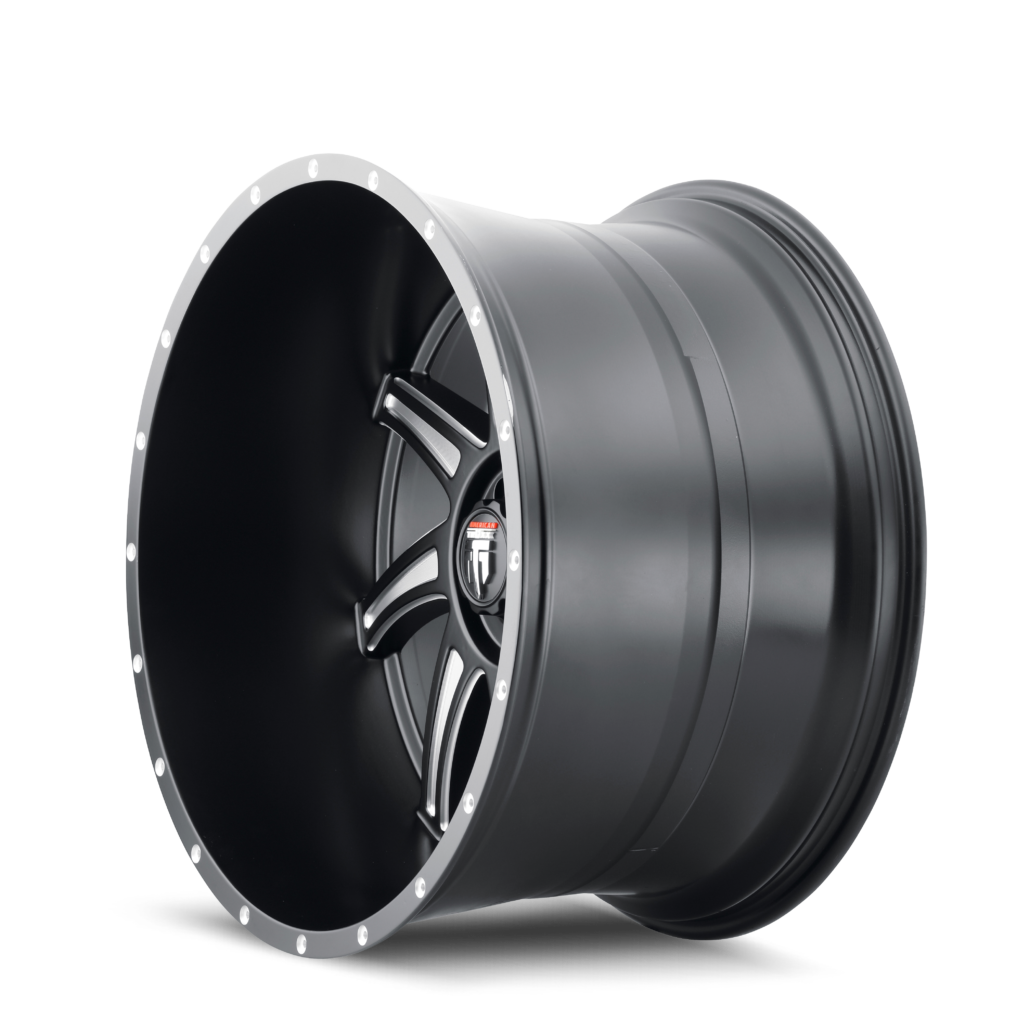 AMERICAN TRUXX VORTEX AT162 22x12 -44 6x135 BLACK/MILLED