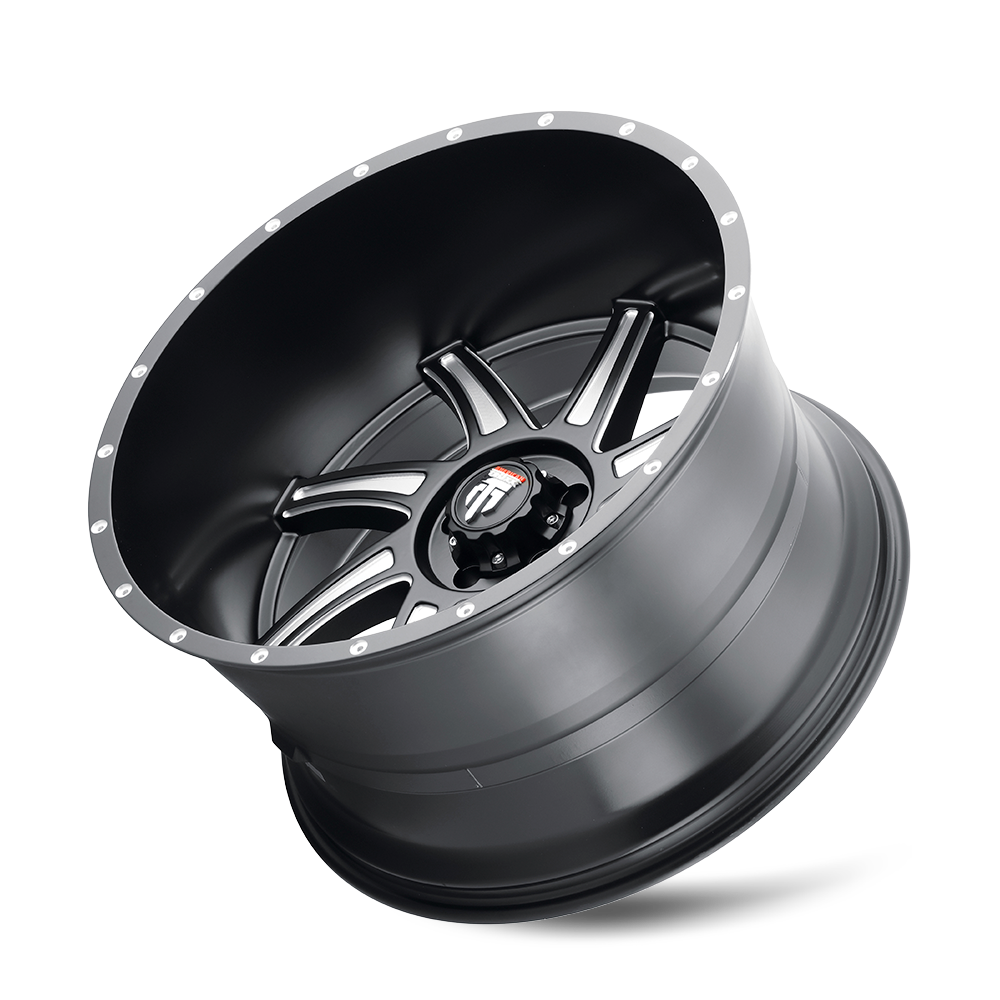 AMERICAN TRUXX VORTEX AT162 22x12 -44 6x135 BLACK/MILLED