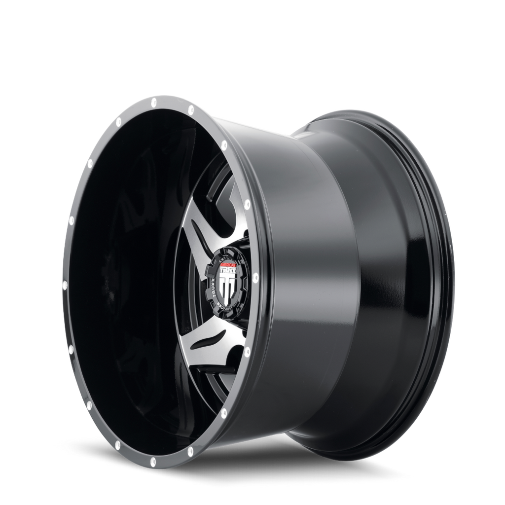 AMERICAN TRUXX NINJA AT163 20x12 -44 6x135 BLACK/MACHINED