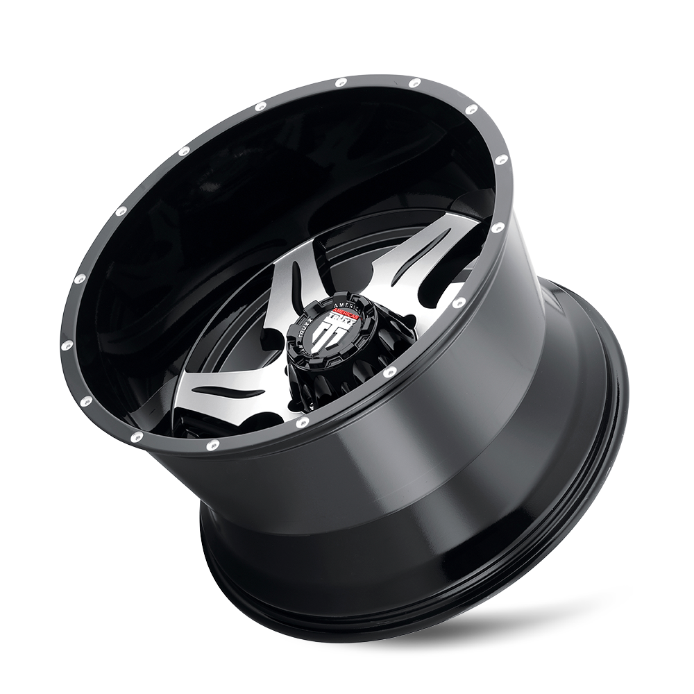 AMERICAN TRUXX NINJA AT163 20x12 -44 6x135 BLACK/MACHINED