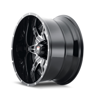 AMERICAN TRUXX LONESTAR AT185 22x12 -44 6x135 BLACK/MACHINED