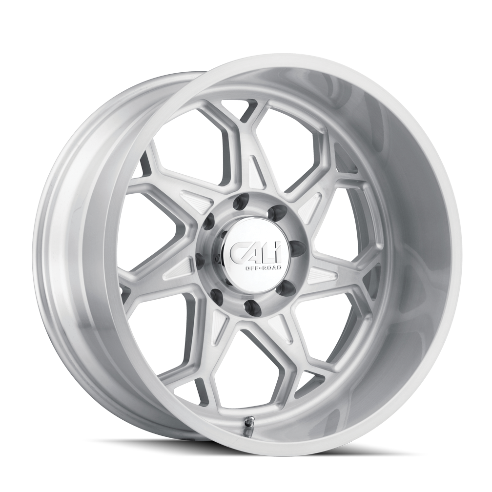 CALI OFF-ROAD SEVENFOLD 9111 22X12 -51MM 6x135 87.1MM BRUSHED CLEAR GLOSS
