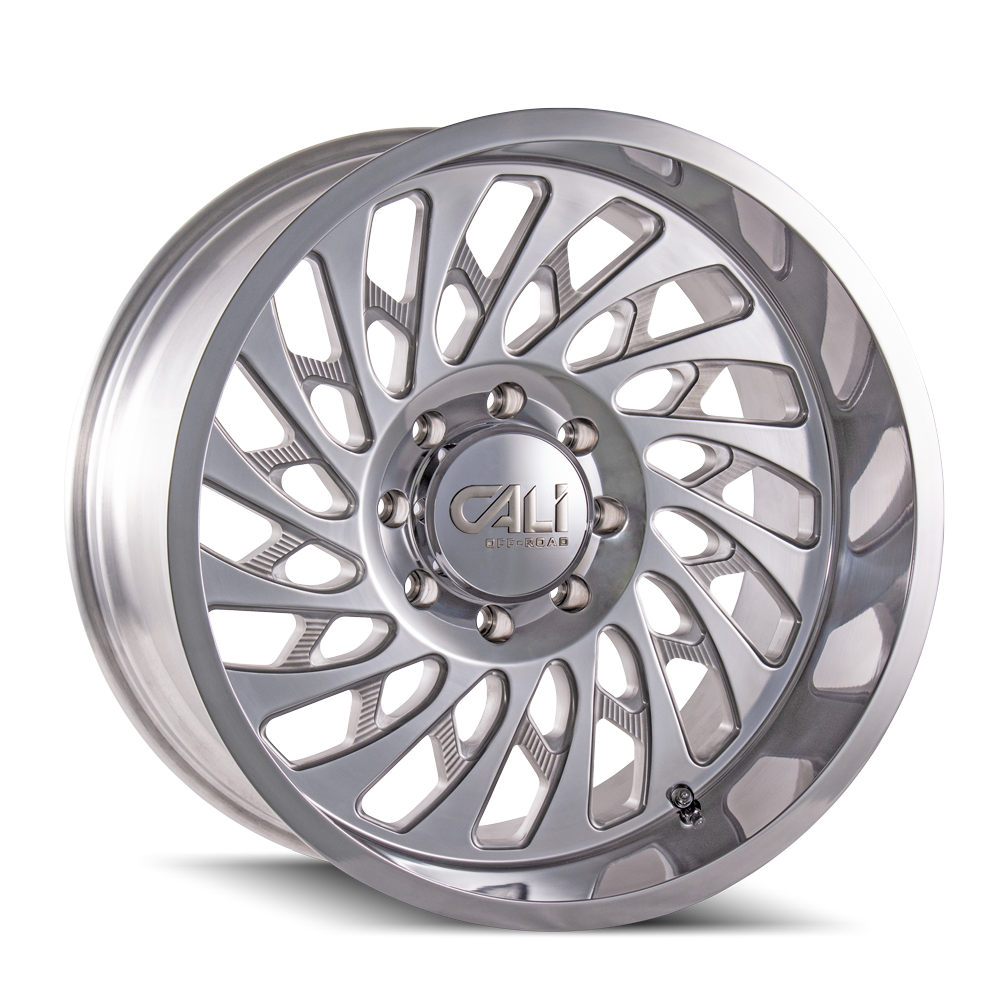 CALI OFF-ROAD SWITCHBACK 9108 22X12 -51MM 6x135 87.1MM POLISHED/MILLED SPOKES