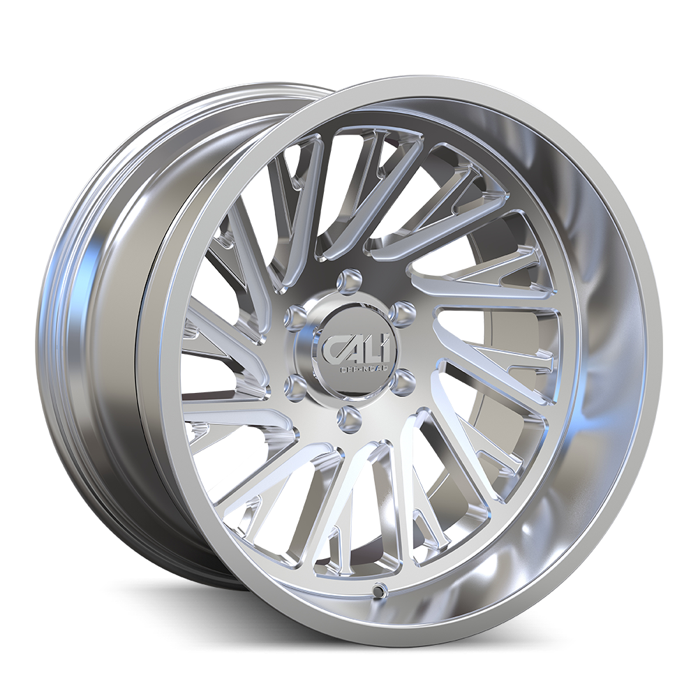 CALI OFF-ROAD PURGE 9114 20X12 -51MM 6x135 87.1MM POLISHED/MILLED SPOKES