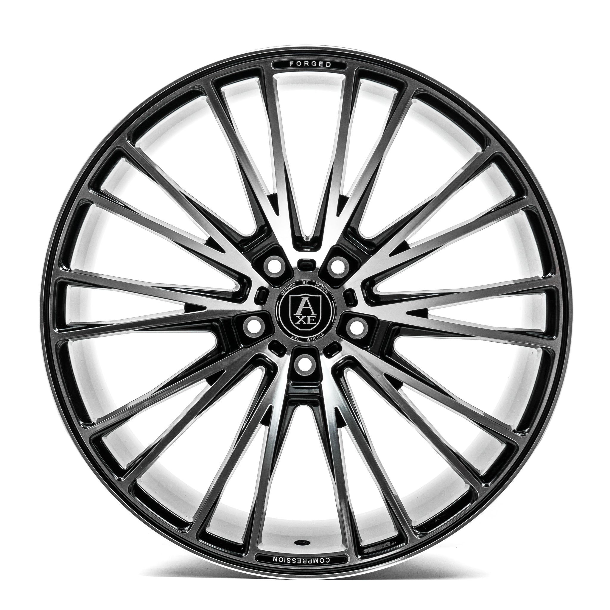 AXE CF2 22X10.5 38 BLANK BLACK AND POLISHED FACE