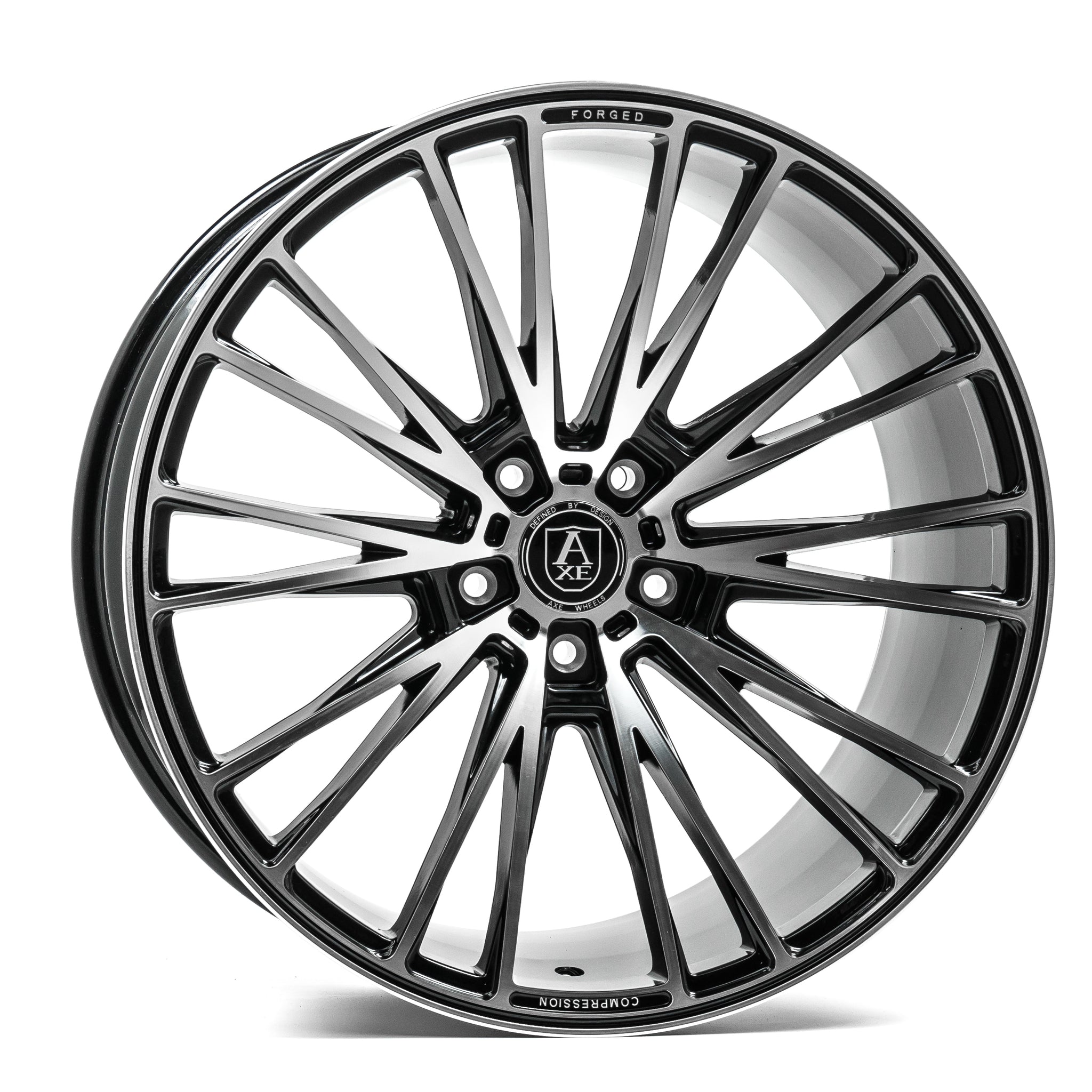 AXE CF2 22X10.5 38 BLANK BLACK AND POLISHED FACE