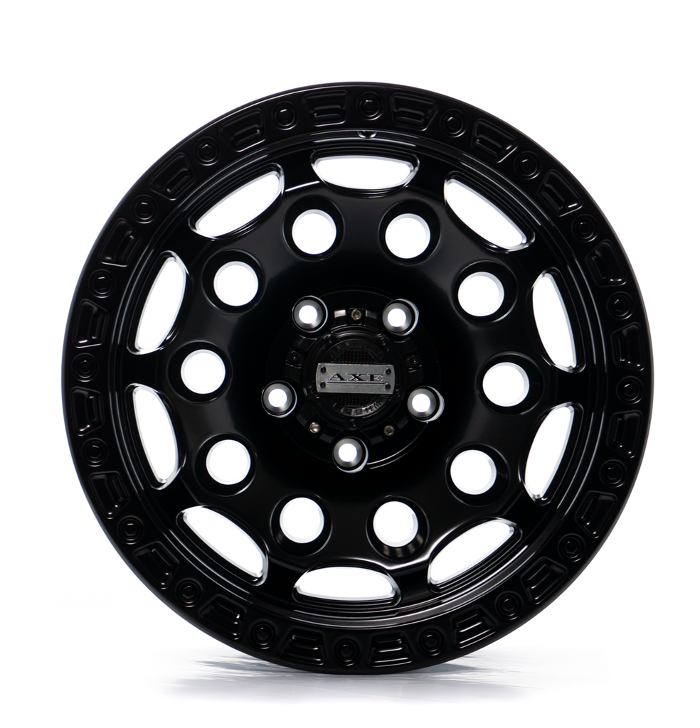 AXE CHAOS 17X9 0 6X139 SATIN BLACK