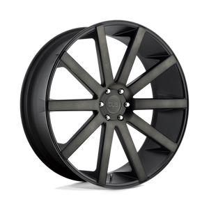 DUB 1PC S121 SHOT CALLA 22X9.5 30 6X139.7/6X5.5 MATTE BLACK DOUBLE DARK TINT