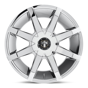 DUB 1PC S201 PUSH 20X8.5 42 BLANK/BLANK CHROME PLATED