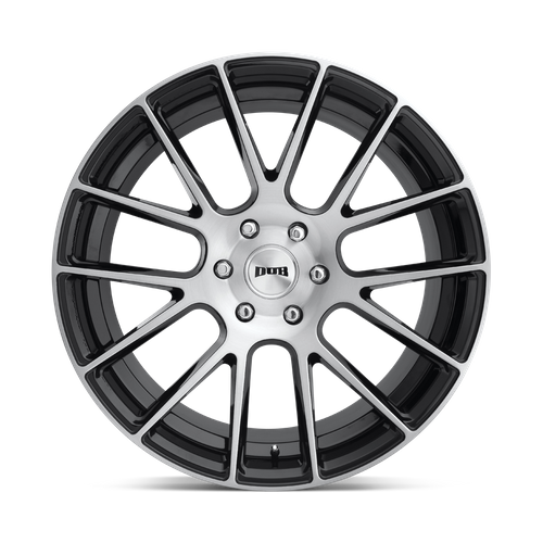 DUB 1PC S206 LUXE 20X9 30 6X139.7/6X5.5 GLOSS BLACK BRUSHED