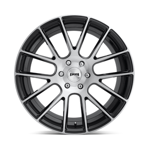 DUB 1PC S206 LUXE 20X9 30 6X139.7/6X5.5 GLOSS BLACK BRUSHED