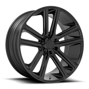 DUB 1PC S256 FLEX 24X10 25 5X139.7/5X5.5 Gloss Black