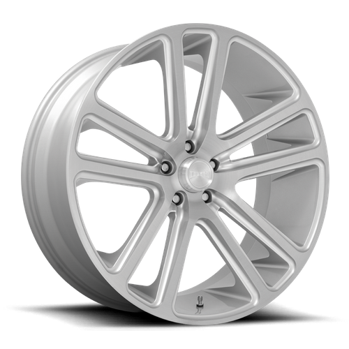 DUB 1PC S257 FLEX 26X10 30 6X135/6X5.3 Gloss Silver Brushed Face