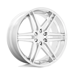 DUB 1PC S265 DIRTY DOG 24X10 30 6X135/6X5.3 Chrome