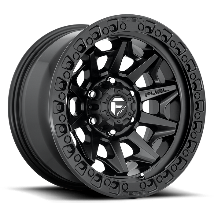 Fuel 1PC D114 COVERT BL - OFF ROAD ONLY 17x9 -38 5x127/5x5.0 MATTE BLACK
