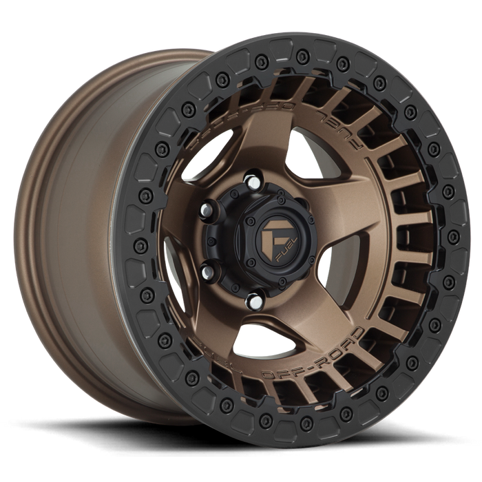 Fuel 1PC D119 WARP BEADLOCK 17x9 -15 6x139.7/6x5.5 Matte Bronze