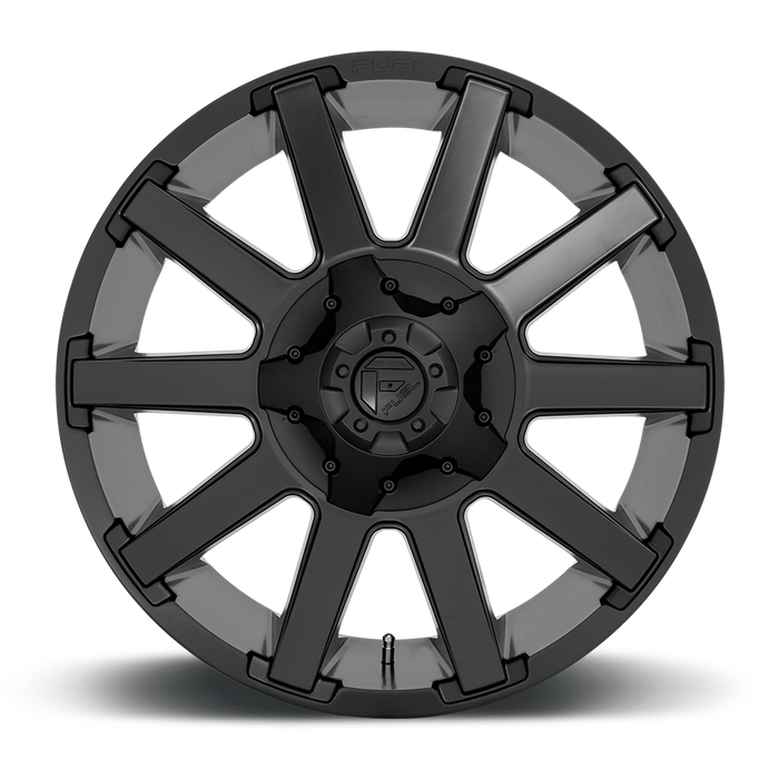 Fuel 1PC D437 CONTRA 18X9 -12 6X135/6X5.3/6X139.7/6X5.5 Satin Black