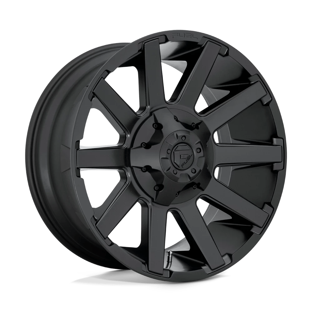 Fuel 1PC D437 CONTRA 18X9 -12 6X135/6X5.3/6X139.7/6X5.5 Satin Black