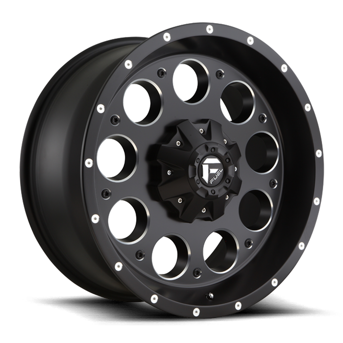 Fuel 1PC D525 REVOLVER 18x9 -12 6x135/6x139.7/6x135/5.5 MATTE BLACK MILLED