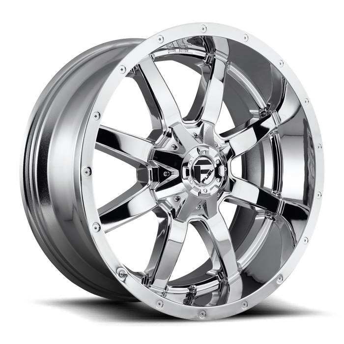 Fuel 1PC D536 MAVERICK 22X12 -44 6X135/6X5.3/6X139.7/6X5.5 CHROME PLATED