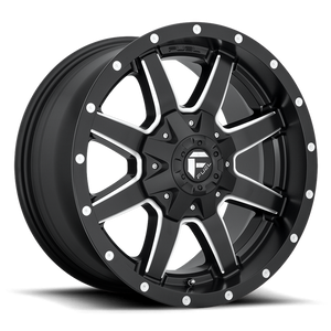 Fuel 1PC D538 MAVERICK 24x14 -75 6x135/6x139.7/6x135/5.5 MATTE BLACK MILLED