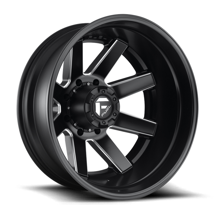 Fuel 1PC D538 MAVERICK 24x8.25 -265 8x165.1/8x6.5 MATTE BLACK MILLED