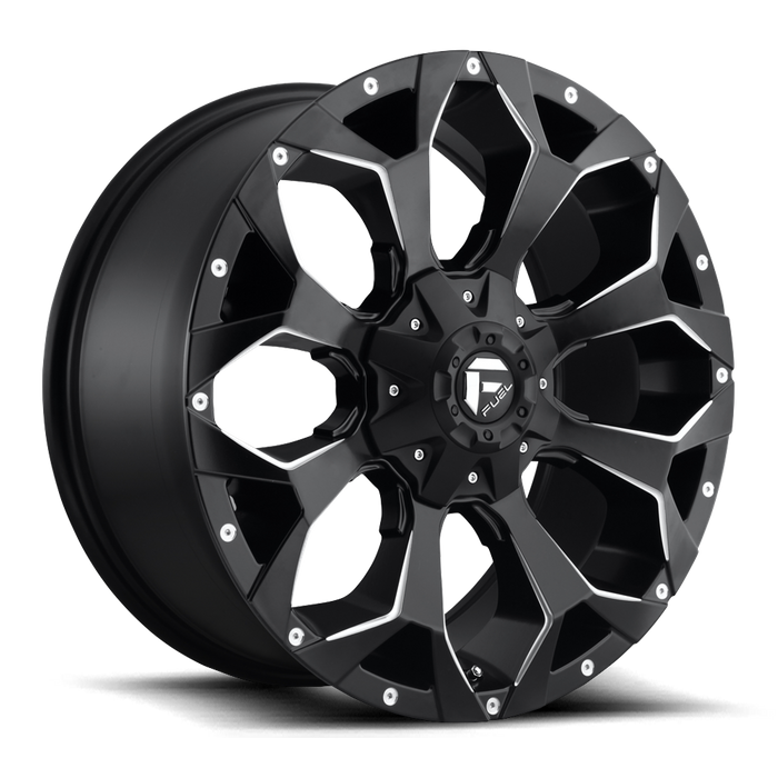 Fuel 1PC D546 ASSAULT 20x9 1 6x135/6x139.7/6x135/5.5 MATTE BLACK MILLED