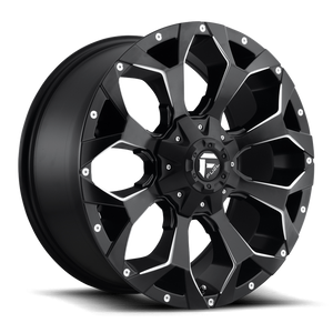 Fuel 1PC D546 ASSAULT 22x12 -44 5x139.7/5x150/5x5.5/150 MATTE BLACK MILLED