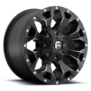 Fuel 1PC D546 ASSAULT 17x9 -12 5x139.7/5x150/5x5.5/150 MATTE BLACK MILLED
