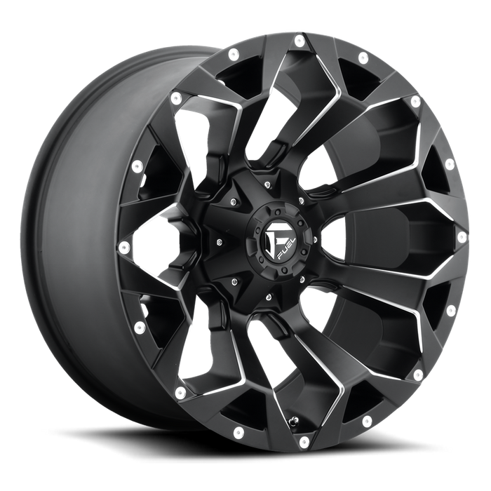 Fuel 1PC D546 ASSAULT 20x12 -43 6x135/6x139.7/6x135/5.5 MATTE BLACK MILLED