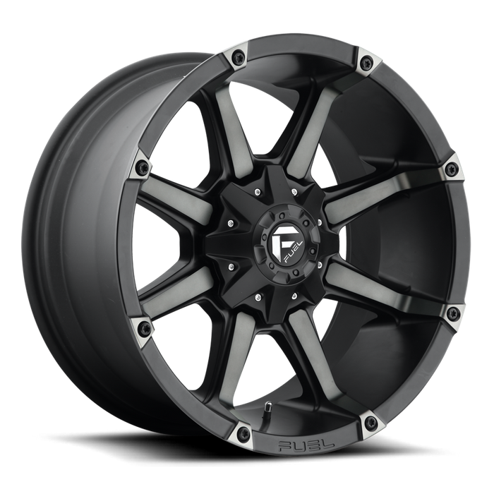 Fuel 1PC D556 COUPLER 18x9 19 6x135/6x139.7/6x135/5.5 MATTE BLACK DOUBLE DARK TINT