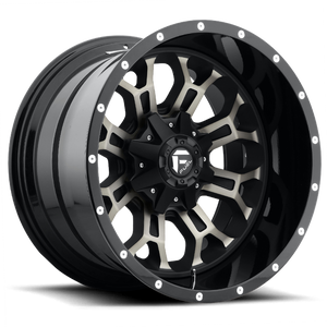 Fuel 1PC D561 CRUSH 18x9 1 6x135/6x139.7/6x135/5.5 GLOSS MACHINED DOUBLE DARK TINT