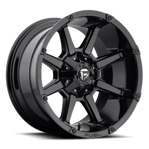 Fuel 1PC D575 COUPLER 20x10 -12 8x165.1/8x6.5 GLOSS BLACK
