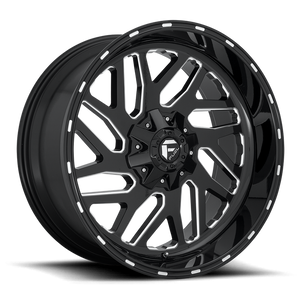 Fuel 1PC D581 TRITON 20x10 -18 8x170/8x6.7 GLOSS BLACK MILLED