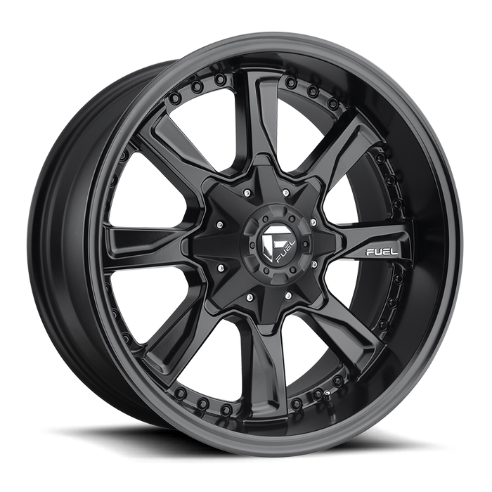 Fuel 1PC D604 HYDRO 17X8.5 1 6X135/6X5.3/6X139.7/6X5.5 MATTE BLACK