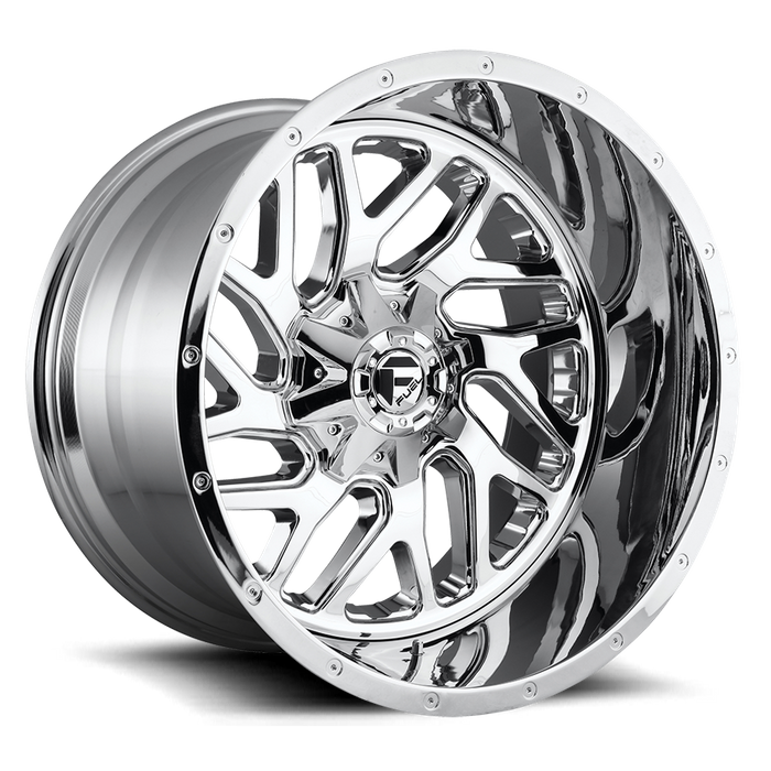 Fuel 1PC D609 TRITON 20x12 -44 6x135/6x139.7/6x135/5.5 CHROME PLATED