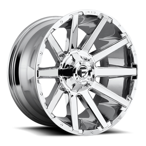 Fuel 1PC D614 CONTRA 20x10 -19 6x135/6x139.7/6x135/5.5 CHROME PLATED