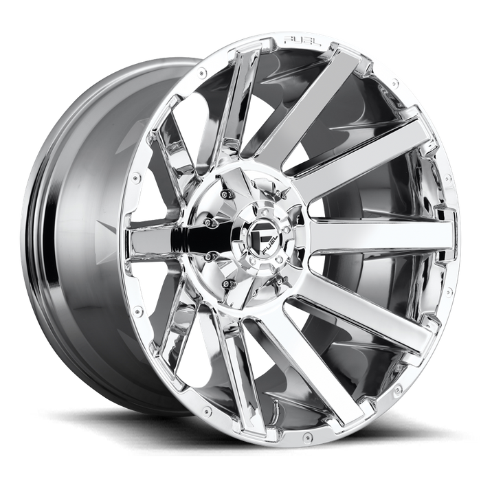 Fuel 1PC D614 CONTRA 22x12 -44 8x170/8x6.7 CHROME PLATED