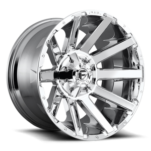 Fuel 1PC D614 CONTRA 22x12 -44 8x170/8x6.7 CHROME PLATED