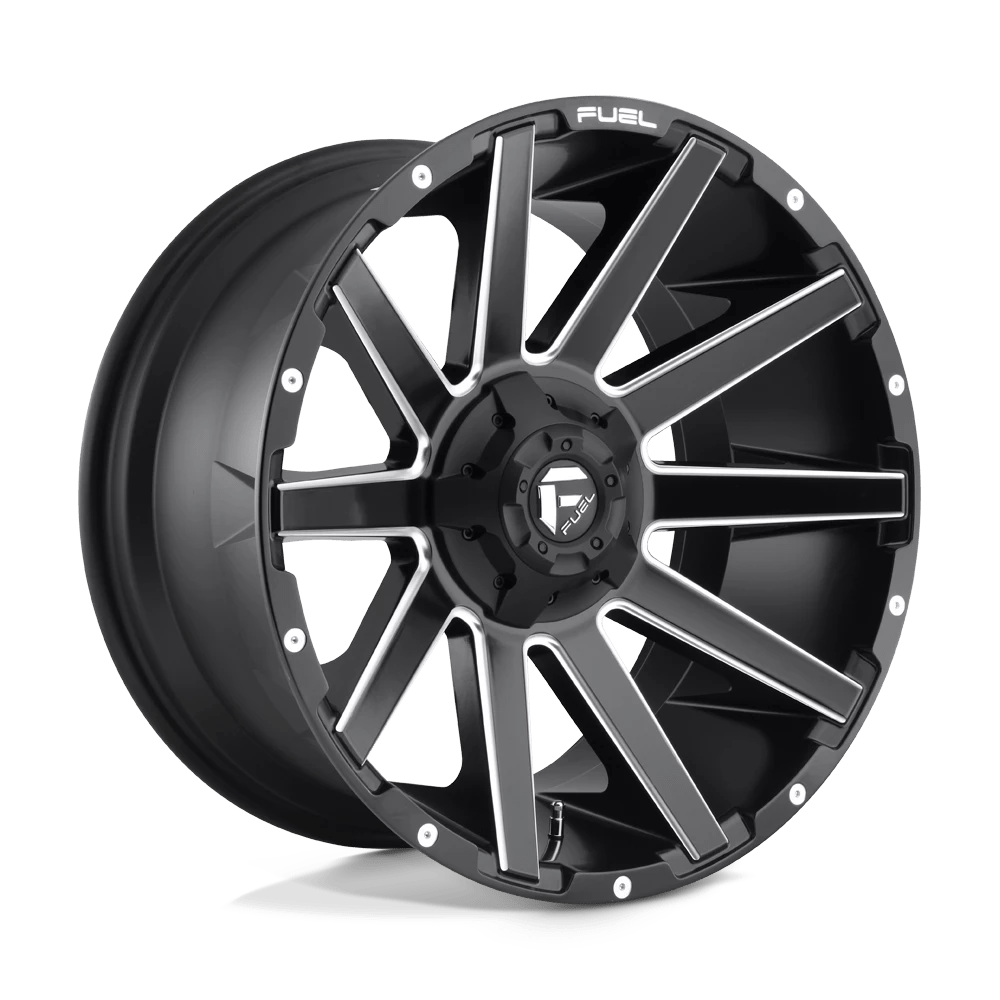 Fuel 1PC D616 CONTRA 20x10 -19 6x135/6x139.7/6x135/5.5 MATTE BLACK MILLED