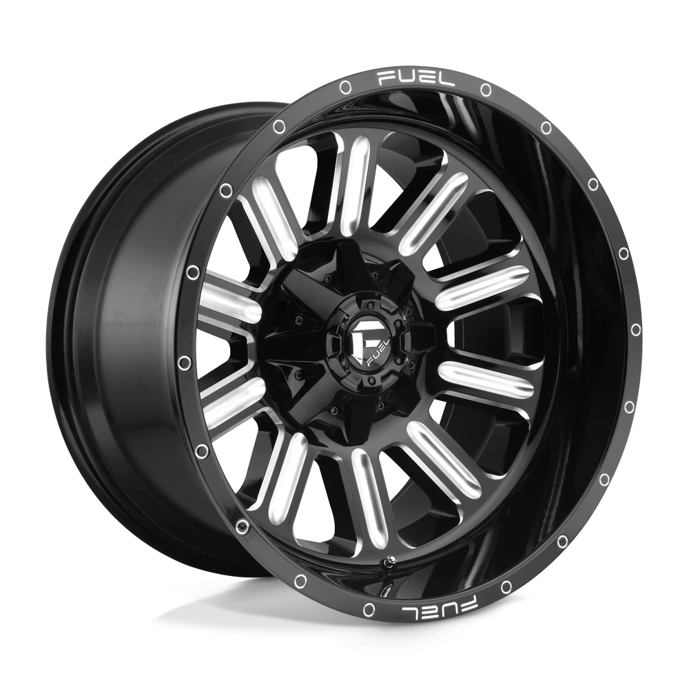 Fuel 1PC D620 HARDLINE 20X9 19 6X135/6X139.7 GLOSS BLACK MILLED